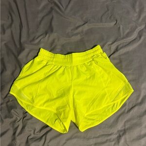 Lululemon Athletica Vibrant Yellow Athletic Shorts